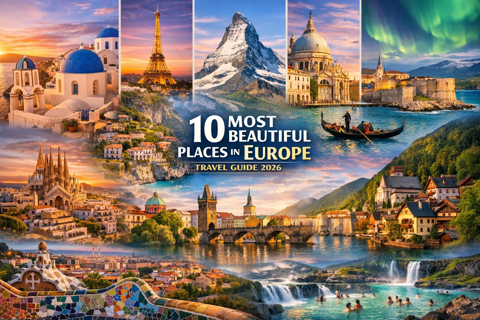 10 Most Beautiful Places in Europe: Complete Travel Guide 2026